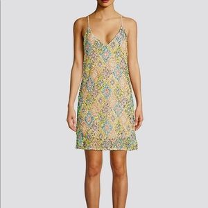 LE SUPERBE Girl's Best Friend Sequin Slip Dress 6